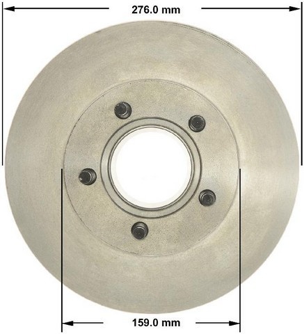 BENDIX PREMIUM DRUM AND ROTOR Disc Brake Rotor and Hub Assembly P/N:PRT1900
