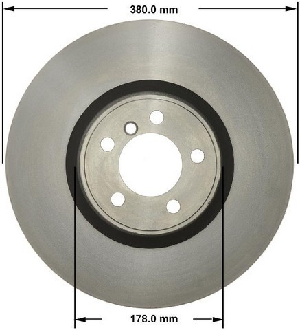 BENDIX PREMIUM DRUM AND ROTOR Disc Brake Rotor P/N:PRT6186