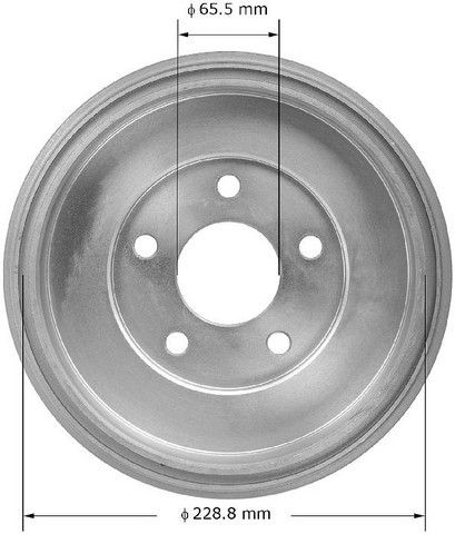 BENDIX PREMIUM DRUM AND ROTOR Brake Drum P/N:PDR0838