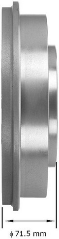 BENDIX PREMIUM DRUM AND ROTOR Brake Drum P/N:PDR0838