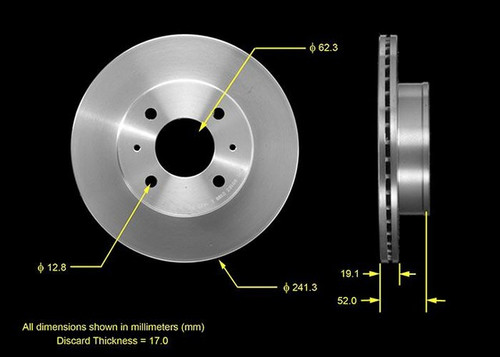 BENDIX PREMIUM DRUM AND ROTOR Disc Brake Rotor P/N:PRT5498