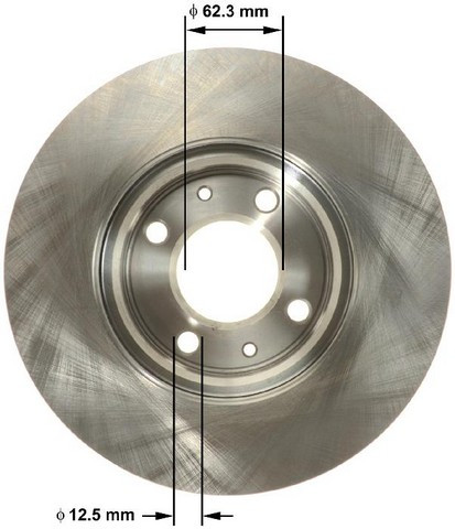 BENDIX PREMIUM DRUM AND ROTOR Disc Brake Rotor P/N:PRT6146