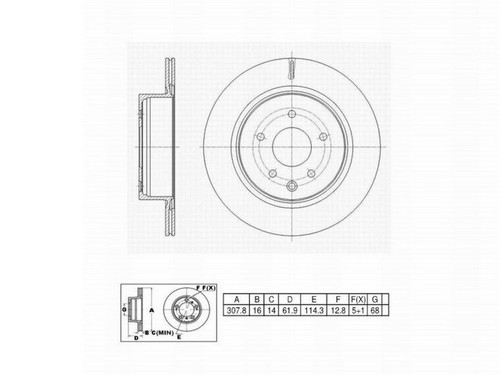 FVP Brake Drums & Rotors Disc Brake Rotor P/N:6621044