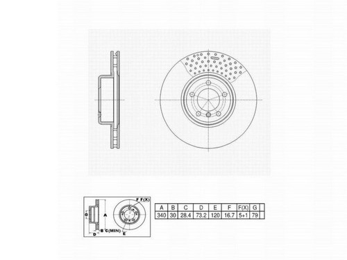 FVP Brake Drums & Rotors Disc Brake Rotor P/N:6621732