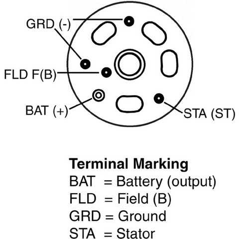Remy Alternator P/N:201554