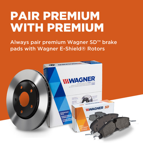 Wagner Brake Disc Brake Pad Set P/N:SX857