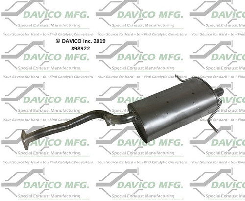 Davico Mfg Exhaust Muffler P/N:898922