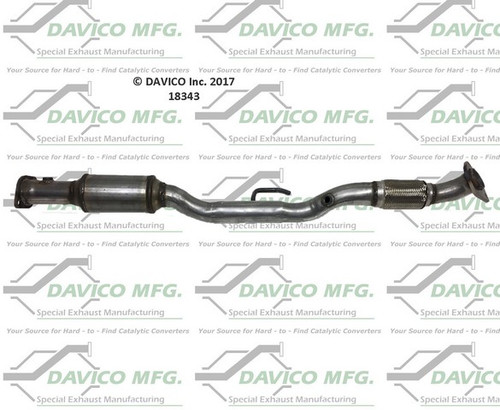 Davico Mfg Catalytic Converter P/N:18343