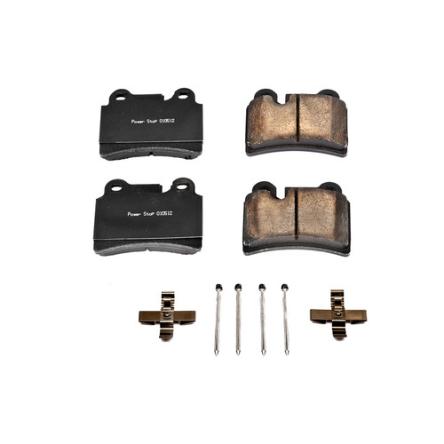 Disc Brake Pad Set-Rear Z17 Low-Dust Ceramic Brake Pads with Hardware Power Stop
