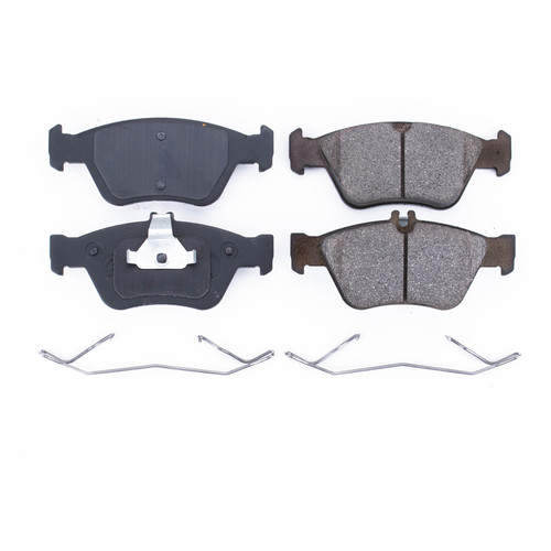 Disc Brake Pad Set-Front Z17 Low-Dust Ceramic Brake Pads with Hardware 17-710