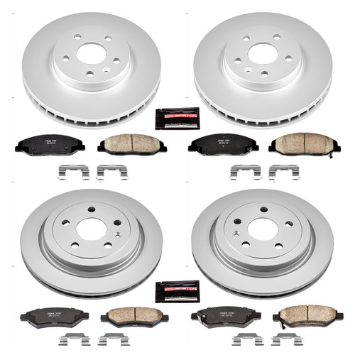 Disc Brake Kit Power Stop CRK4134 fits 08-14 Cadillac CTS