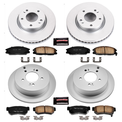 Disc Brake Kit Power Stop CRK4447 fits 01-04 Hyundai Santa Fe