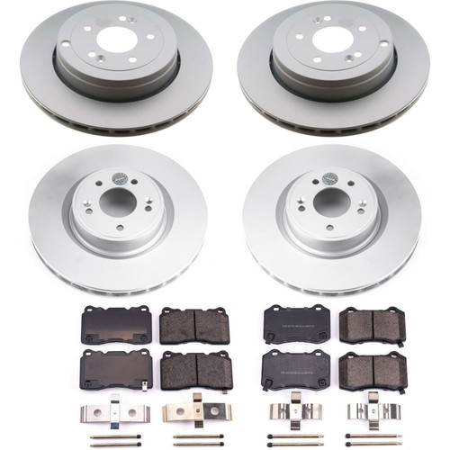 Disc Brake Kit Power Stop CRK6167 fits 10-16 Hyundai Genesis Coupe