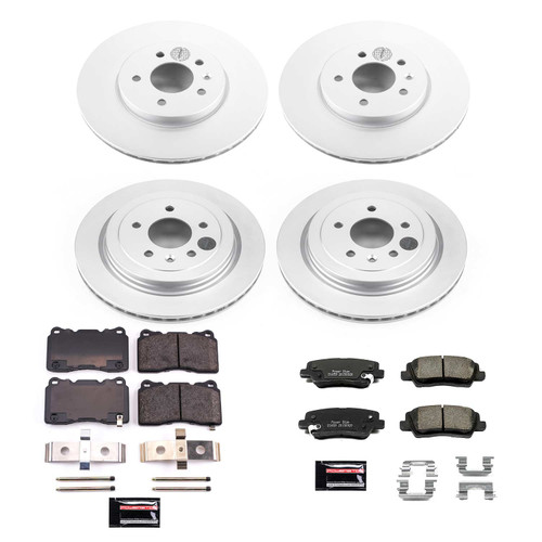 Disc Brake Kit Power Stop CRK6390 fits 13-15 Cadillac ATS