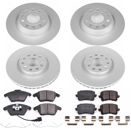 Disc Brake Kit Power Stop CRK7836 fits 09-17 VW CC