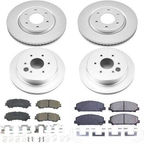 Disc Brake Kit Power Stop CRK7866 fits 17-22 Nissan Titan