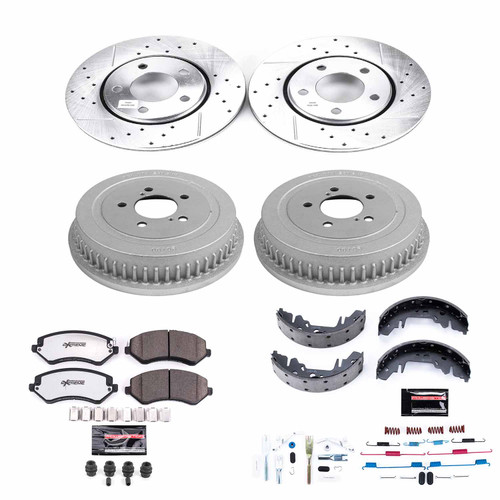 Disc Brake Pad and Rotor / Drum Brake Shoe and Drum Kit Power Stop K15013DK-36