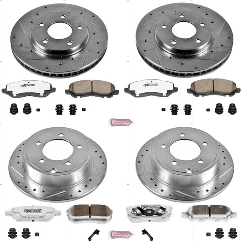 Disc Brake Kit Power Stop K4017-26 fits 08-17 Mitsubishi Lancer