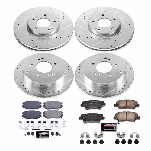 Disc Brake Kit Power Stop K4127 fits 07-09 Kia Amanti