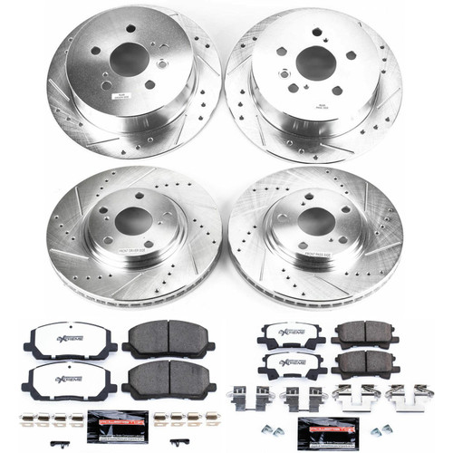 Disc Brake Kit Power Stop K4531-36 fits 04-07 Toyota Highlander