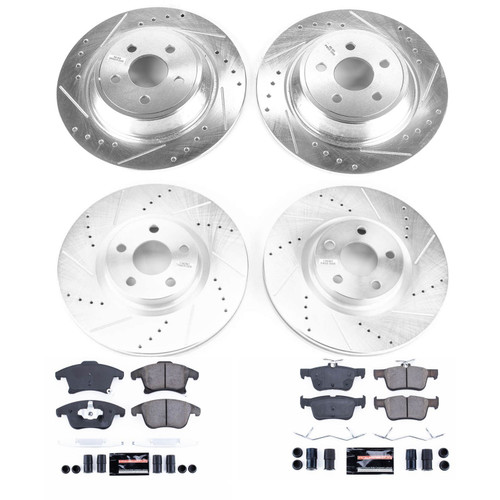 Disc Brake Kit Power Stop K7912 fits 17-20 Lincoln MKZ