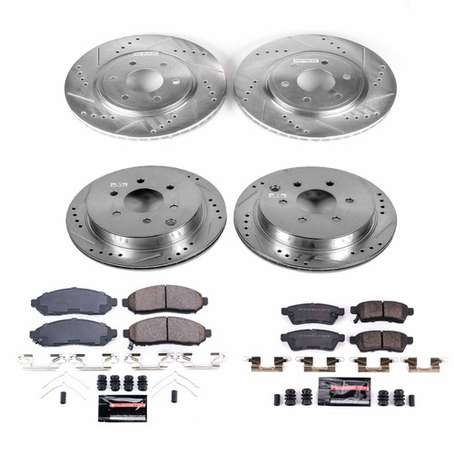 Disc Brake Kit Power Stop K8358 fits 16-22 Nissan Frontier