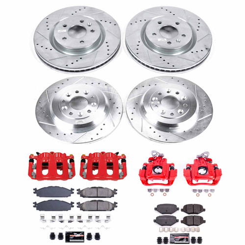 Disc Brake Kit Power Stop KC5584A fits 11-12 Lincoln MKS