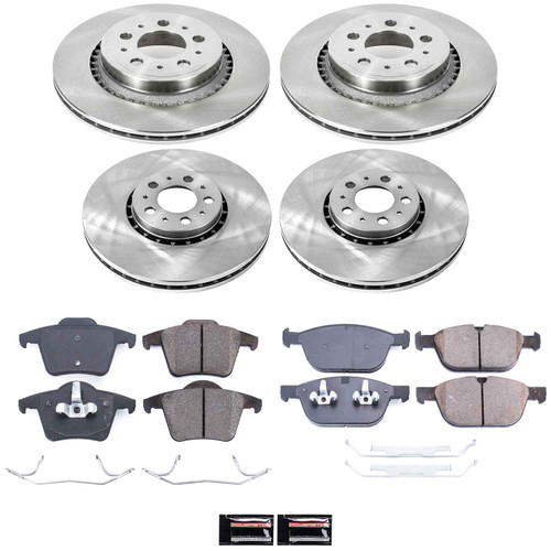 Disc Brake Kit Power Stop KOE5708 fits 03-14 Volvo XC90