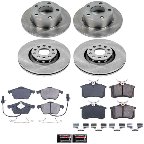 Disc Brake Kit Power Stop KOE637 fits 98-04 Audi A6
