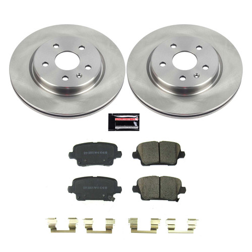 Disc Brake Kit Power Stop KOE8487 fits 19-21 Cadillac XT4