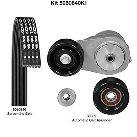Dayco Serpentine Belt Drive Component Kit 5060840K1