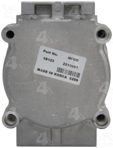 A/C Compressor-New Compressor 4 Seasons 58123