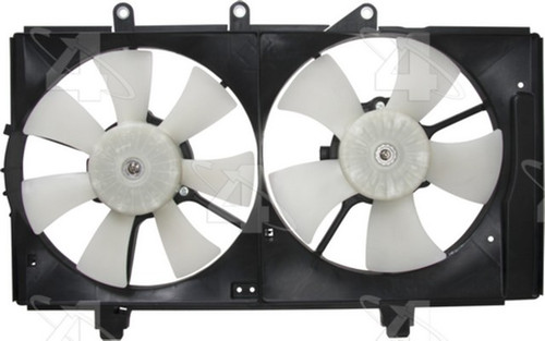 Four Seasons Dual Radiator and Condenser Fan Assembly 75533 - view 2