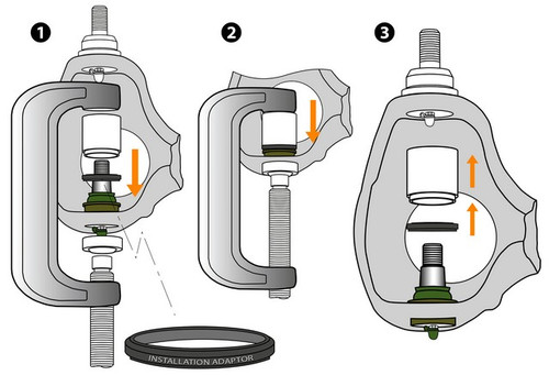 Mevotech TTX Suspension Ball Joint TXK8607T - view 6