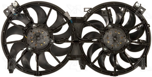 Four Seasons Dual Radiator and Condenser Fan Assembly 76100