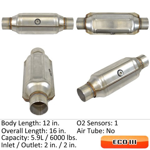Eastern Catalytic Catalytic Converter-Universal 92624