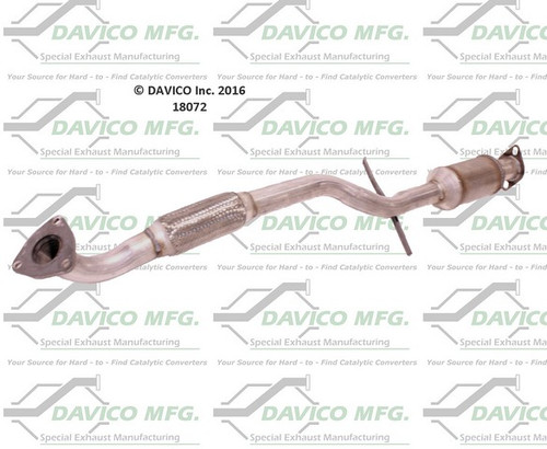 Davico Mfg Catalytic Converter-Direct Fit P/N:174820