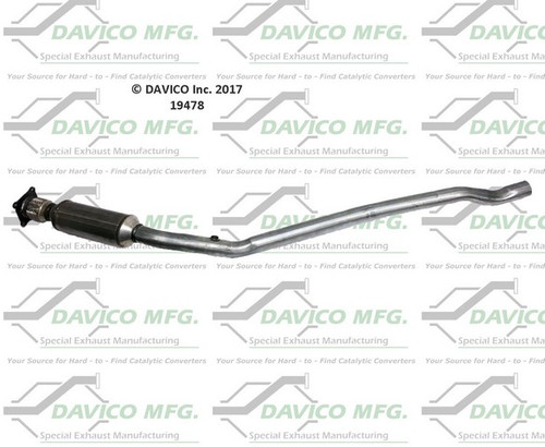 Davico Mfg Catalytic Converter,Catalytic Converter-Direct Fit P/N:19478
