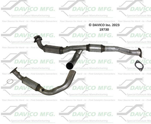 Davico Mfg Catalytic Converter-Direct Fit 19730