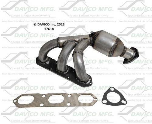 Davico Mfg Exhaust Manifold with Integrated Catalytic Converter P/N:17618
