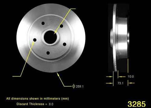 BENDIX PREMIUM DRUM AND ROTOR Disc Brake Rotor and Hub Assembly P/N:PRT1670
