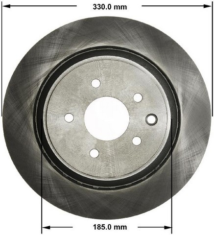 BENDIX PREMIUM DRUM AND ROTOR Disc Brake Rotor P/N:PRT5816