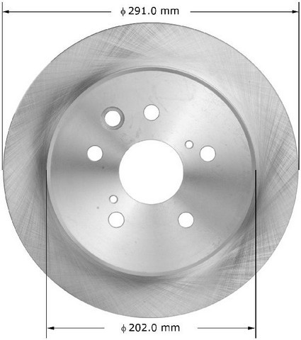 BENDIX PREMIUM DRUM AND ROTOR Disc Brake Rotor P/N:PRT5941