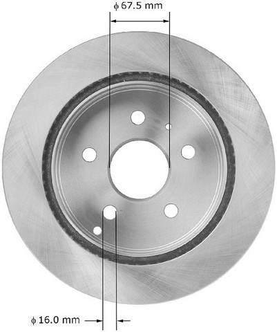 BENDIX PREMIUM DRUM AND ROTOR Disc Brake Rotor P/N:PRT5996