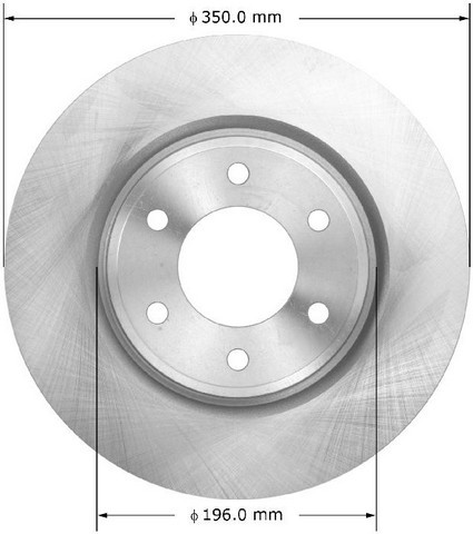 BENDIX PREMIUM DRUM AND ROTOR Disc Brake Rotor P/N:PRT6099