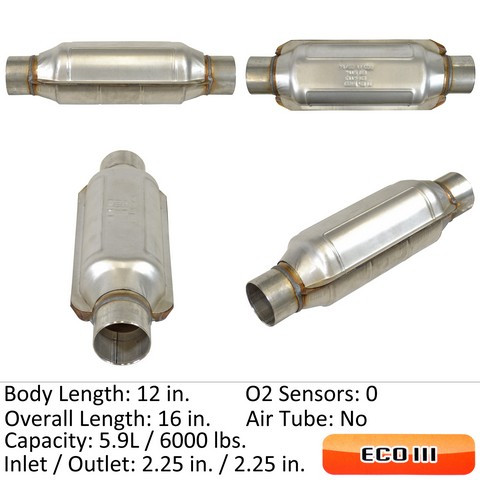 Eastern Catalytic Catalytic Converter-Universal 92775