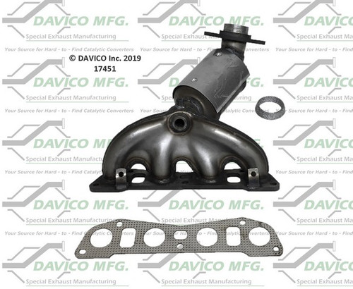 Davico Mfg Catalytic Converter 17451