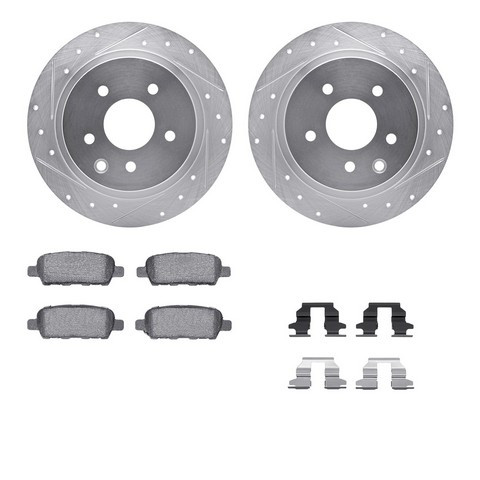 Dynamic Friction Company Disc Brake Kit P/N:7512-67098