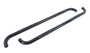 3' ROUND SIDE BARS MILD STEEL BLACK