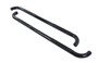 3' ROUND SIDE BARS MILD STEEL BLACK